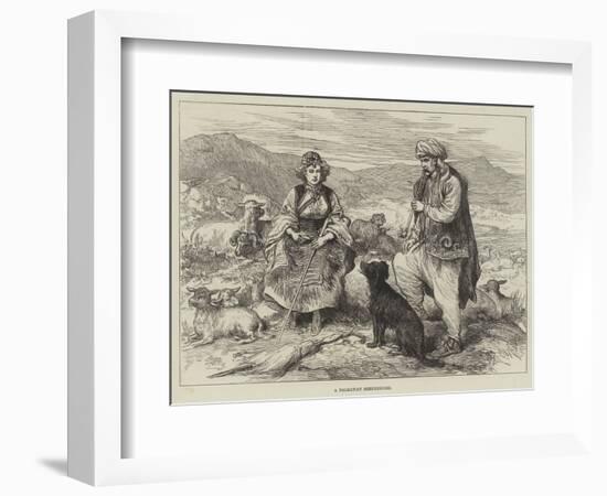 A Dalmatian Shepherdess-null-Framed Giclee Print