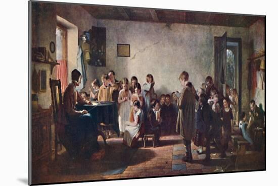 'A Dame's School', 1845, (1904)-Thomas Webster-Mounted Giclee Print