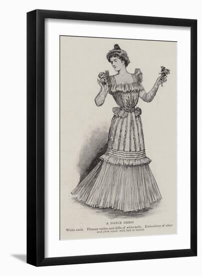 A Dance Dress-null-Framed Giclee Print