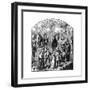 A Dance in a Garden, C13th-15th Century (1882-188)-null-Framed Giclee Print