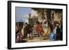 A Dance in the Country, c.1755-Giandomenico Tiepolo-Framed Giclee Print