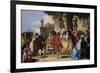 A Dance in the Country, c.1755-Giandomenico Tiepolo-Framed Giclee Print