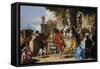 A Dance in the Country, c.1755-Giandomenico Tiepolo-Framed Stretched Canvas