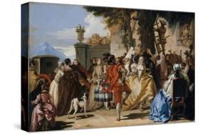 A Dance in the Country, c.1755-Giandomenico Tiepolo-Stretched Canvas