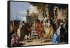 A Dance in the Country, c.1755-Giandomenico Tiepolo-Framed Stretched Canvas