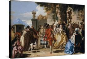 A Dance in the Country, c.1755-Giandomenico Tiepolo-Stretched Canvas