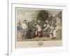 A Dance in the Island of St. Dominica (Colour Engraving)-Agostino Brunias-Framed Giclee Print
