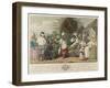 A Dance in the Island of St. Dominica (Colour Engraving)-Agostino Brunias-Framed Giclee Print