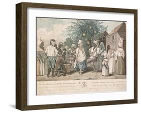 A Dance in the Island of St. Dominica-Agostino Brunias-Framed Giclee Print