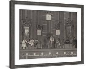 A Dance in the Street of Cairo Theatre-null-Framed Photographic Print