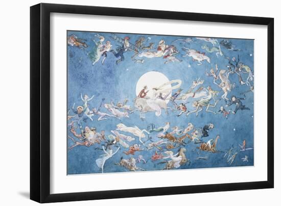 A Dance Round the Moon-Charles Altamont Doyle-Framed Giclee Print