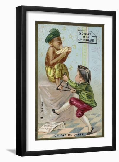 A Dance Step-null-Framed Giclee Print