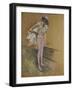 A Dancer Adjusting Her Leotard, 1890-Henri de Toulouse-Lautrec-Framed Giclee Print