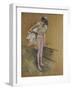 A Dancer Adjusting Her Leotard, 1890-Henri de Toulouse-Lautrec-Framed Giclee Print