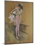 A Dancer Adjusting Her Leotard, 1890-Henri de Toulouse-Lautrec-Mounted Giclee Print