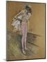 A Dancer Adjusting Her Leotard, 1890-Henri de Toulouse-Lautrec-Mounted Giclee Print