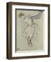 A Dancer Seen in Profile-Edgar Degas-Framed Giclee Print