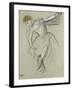 A Dancer Seen in Profile-Edgar Degas-Framed Giclee Print