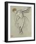 A Dancer Seen in Profile-Edgar Degas-Framed Giclee Print