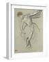 A Dancer Seen in Profile-Edgar Degas-Framed Giclee Print