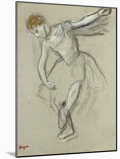 A Dancer Seen in Profile-Edgar Degas-Mounted Giclee Print