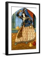 A Dancing Girl, C.1850-1900-null-Framed Giclee Print