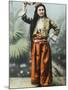 A Dancing Girl - Constantinople, Turkey-null-Mounted Photographic Print