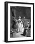 A Dancing Lesson - after painting by Pietro Longhi-Pietro Longhi-Framed Giclee Print