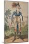A Dandy Cock in Stays, 1818-Isaac Robert Cruikshank-Mounted Giclee Print