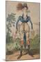 A Dandy Cock in Stays, 1818-Isaac Robert Cruikshank-Mounted Giclee Print