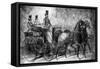A Dandy Driving, 19th Century-Constantin Guys-Framed Stretched Canvas