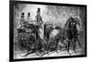 A Dandy Driving, 19th Century-Constantin Guys-Framed Giclee Print