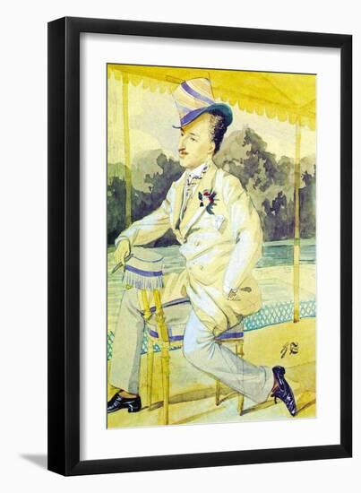 A Dandy-James Tissot-Framed Art Print