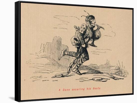 'A Dane securing his Booty', c1860, (c1860)-John Leech-Framed Stretched Canvas