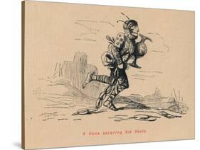 'A Dane securing his Booty', c1860, (c1860)-John Leech-Stretched Canvas