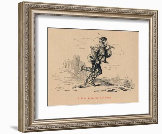 'A Dane securing his Booty', c1860, (c1860)-John Leech-Framed Giclee Print