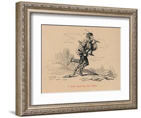 'A Dane securing his Booty', c1860, (c1860)-John Leech-Framed Giclee Print