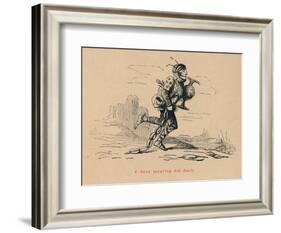 'A Dane securing his Booty', c1860, (c1860)-John Leech-Framed Giclee Print