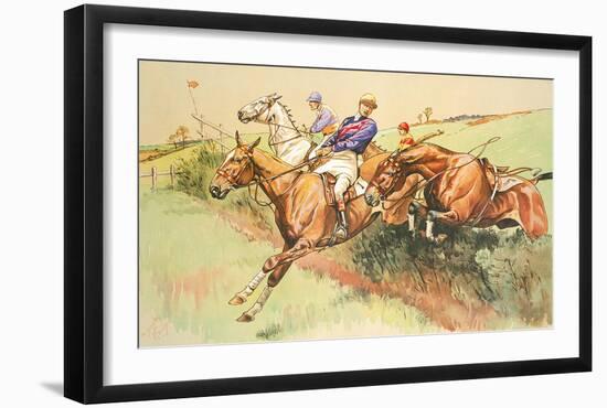 A Dangerous Competitor-Dorothy Hardy-Framed Premium Giclee Print