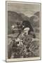 A Dangerous Hug, an Incident in the Hindoo Koosh-Richard Caton Woodville II-Mounted Giclee Print
