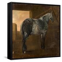 A Dapple Grey Horse-Aelbert Cuyp-Framed Stretched Canvas