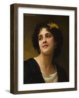 A Dark Beauty-William Adolphe Bouguereau-Framed Giclee Print