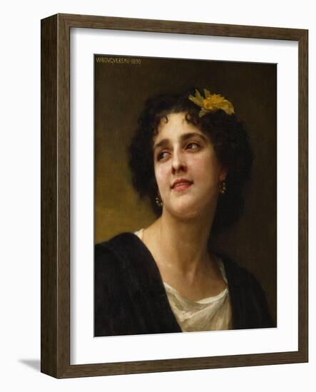 A Dark Beauty-William Adolphe Bouguereau-Framed Giclee Print