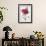 A Dark Red Carnation-Pierre-Joseph Redouté-Framed Giclee Print displayed on a wall