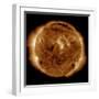 A Dark Rift in the Sun's Atmosphere known as a Coronal Hole-Stocktrek Images-Framed Photographic Print