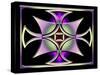 A Dark Splash of Color 41-Art Deco Designs-Stretched Canvas