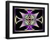 A Dark Splash of Color 41-Art Deco Designs-Framed Giclee Print