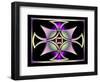 A Dark Splash of Color 41-Art Deco Designs-Framed Giclee Print