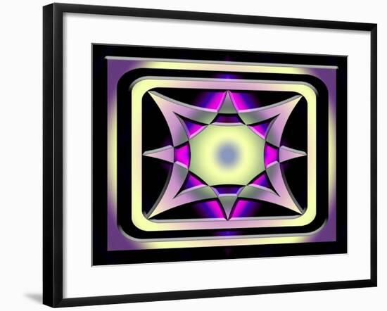 A Dark Splash of Color 42-Art Deco Designs-Framed Giclee Print