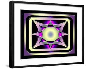 A Dark Splash of Color 42-Art Deco Designs-Framed Giclee Print